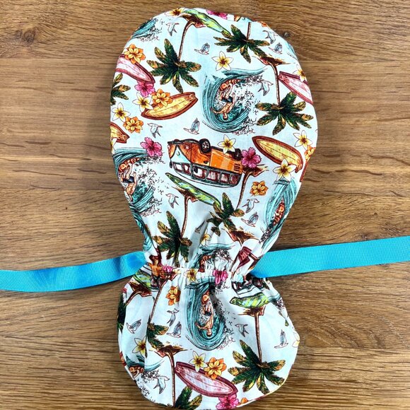 NWOT 8 Ponytail Scrub Caps Bundle scrub hats surgical caps ponytail scrub hats - Picture 13 of 16